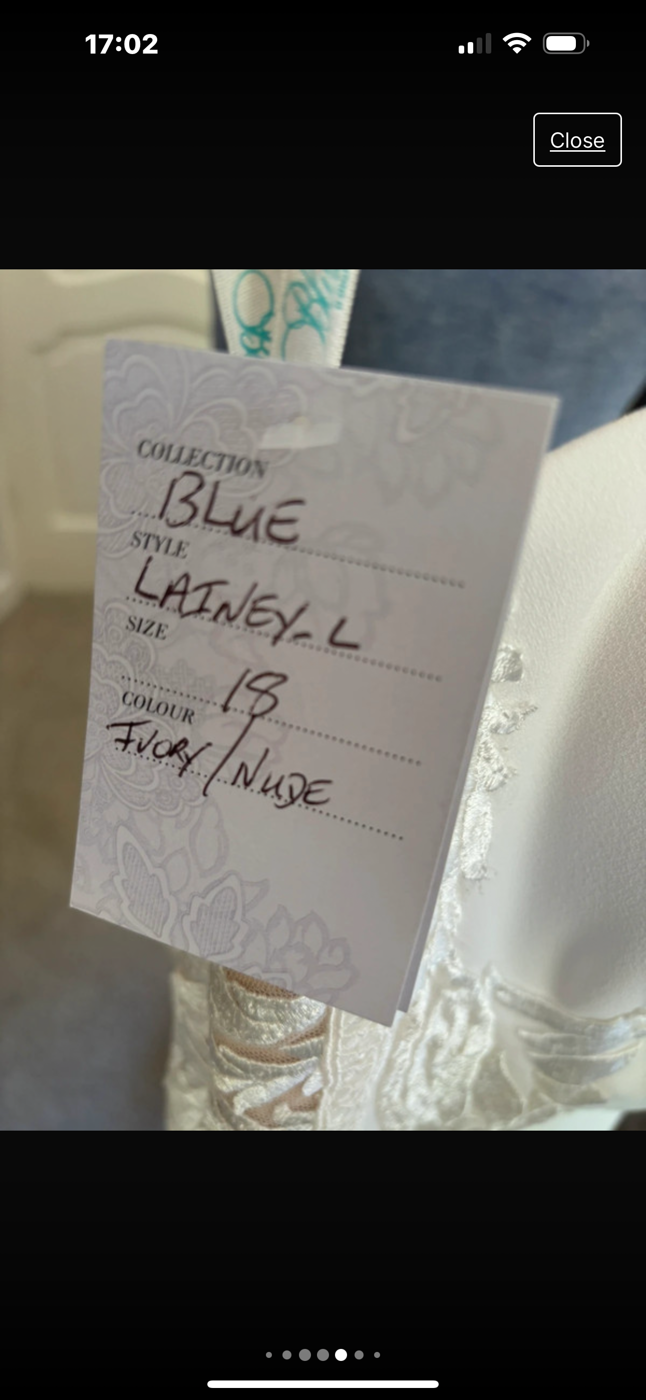 Enzoani Lainey dress size 18 (5554)