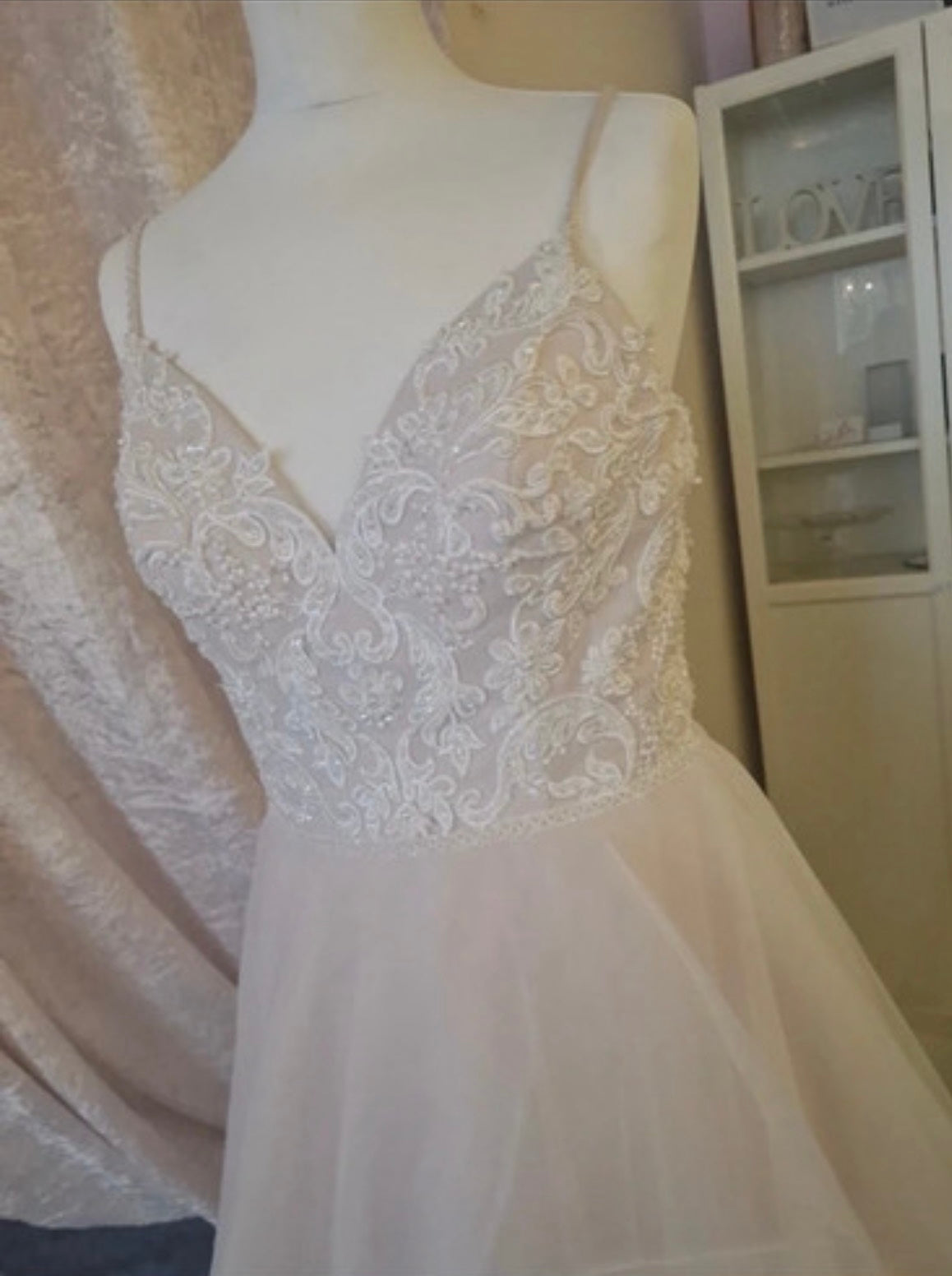 NANCY Ivory and Watermelon pink Dress 61022